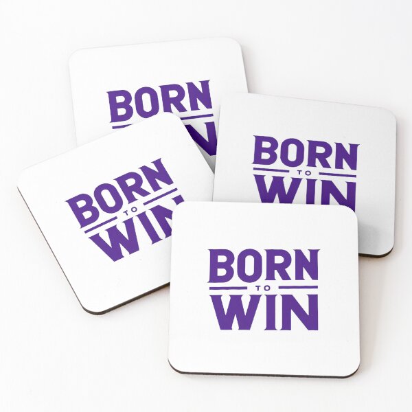 Item preview, Born to Win - Bold Purple Statement designed and sold by Weknes.