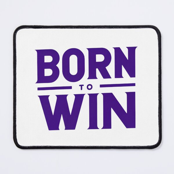 Item preview, Born to Win - Bold Purple Statement designed and sold by Weknes.
