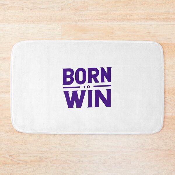 Item preview, Born to Win - Bold Purple Statement designed and sold by Weknes.