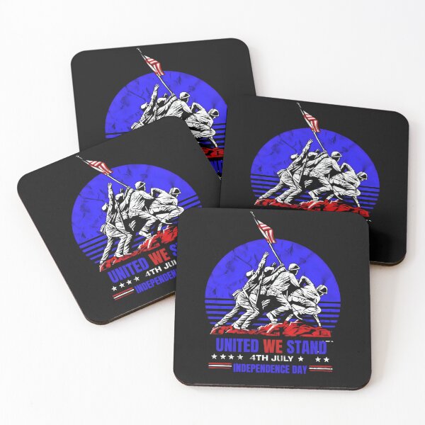 Item preview, UNITED WE STAND  4th of July American flag INDEPENDACE DAY designed and sold by MABROTH.