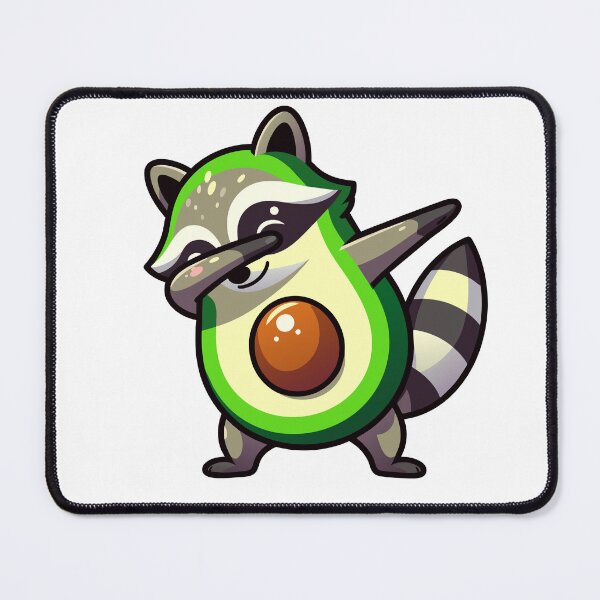 Item preview, Dabbing Avocado Raccoon designed and sold by Designowner.
