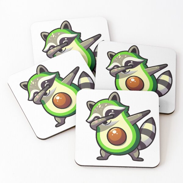 Item preview, Dabbing Avocado Raccoon designed and sold by Designowner.