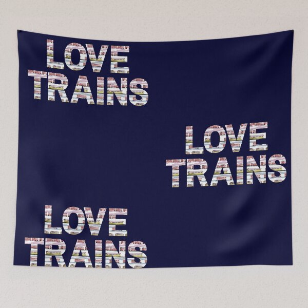 Item preview, Love Trains Gift For Train Lovers And  Railroad Fanatics designed and sold by DendaArt.
