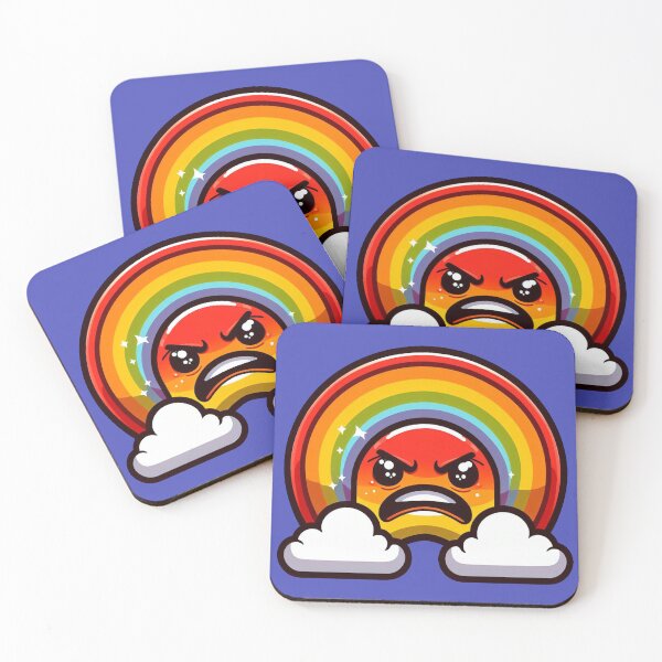 Item preview, Angry Rainbow designed and sold by Vkinsify.
