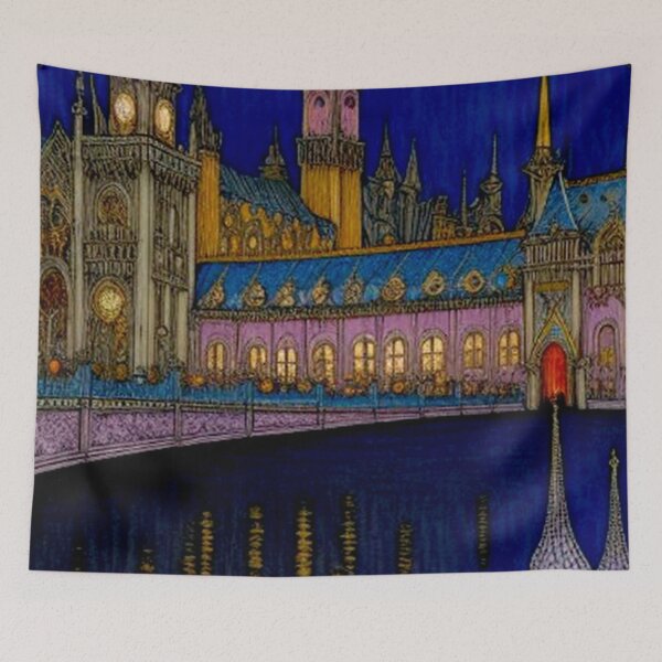 Item preview, Classic Vintage Abstract  Gothic City designed and sold by TheDarkWardrobe.