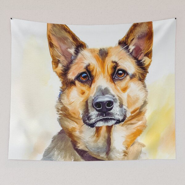 Item preview, Watercolor Swedish Vallhund designed and sold by TheAnimalZ00.