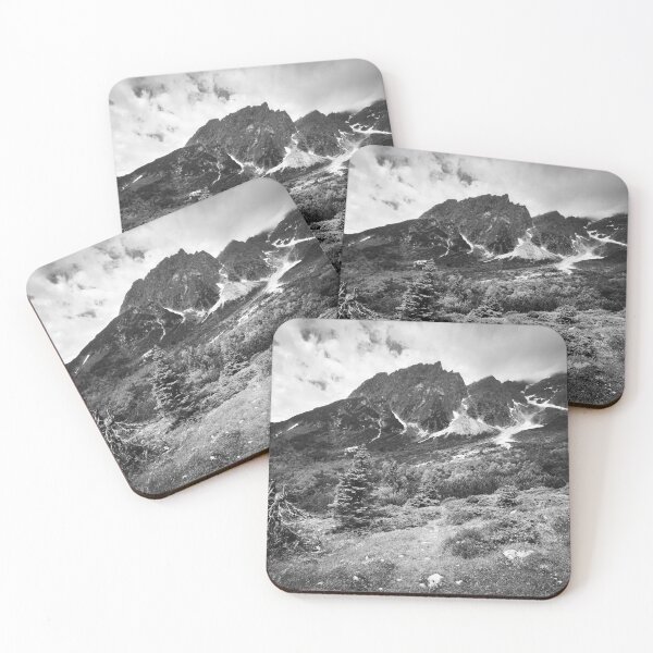 Item preview, Hochkönig Photo Black White - Alps Mountain Hut Salzburger Land designed and sold by Marvin Diehl.