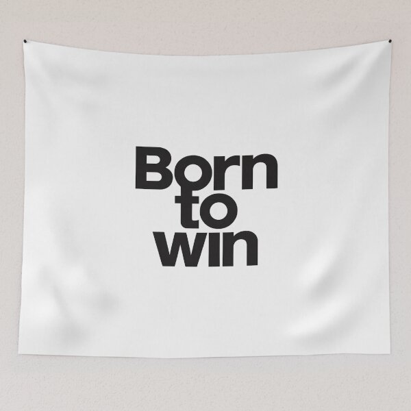 Item preview, Born to Win - Simple Victory black designed and sold by Weknes.