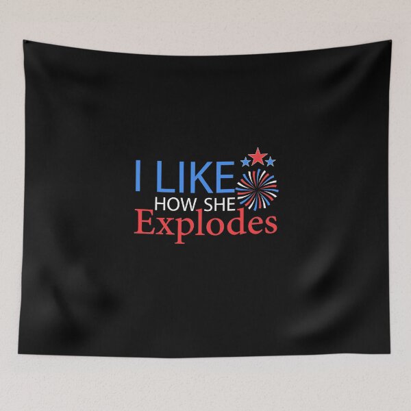 Item preview, I Like How He Bangs I Like How She Explodes Couple July 4th designed and sold by ShopSmart213.