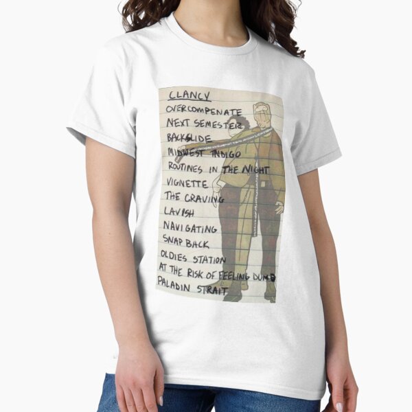 Clancy tøp set list Classic T-Shirt