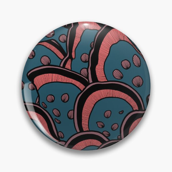 Item preview, Abstract Coloration of a Peacock Nudibranch color option 6 designed and sold by ArtbyDLP.