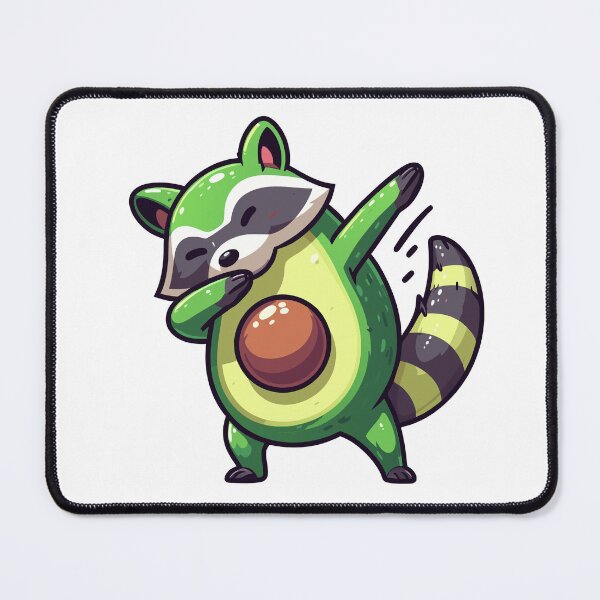 Item preview, Dabbing Avocado Raccoon designed and sold by Designowner.