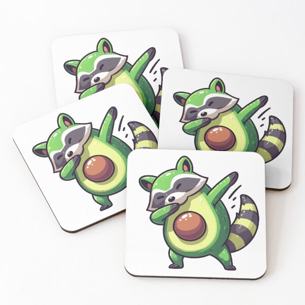 Item preview, Dabbing Avocado Raccoon designed and sold by Designowner.