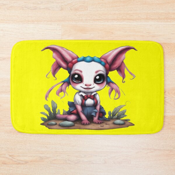 Item preview, Harley The Axolotl, Product Colour: Yellow  designed and sold by Midnight Veil Designs.