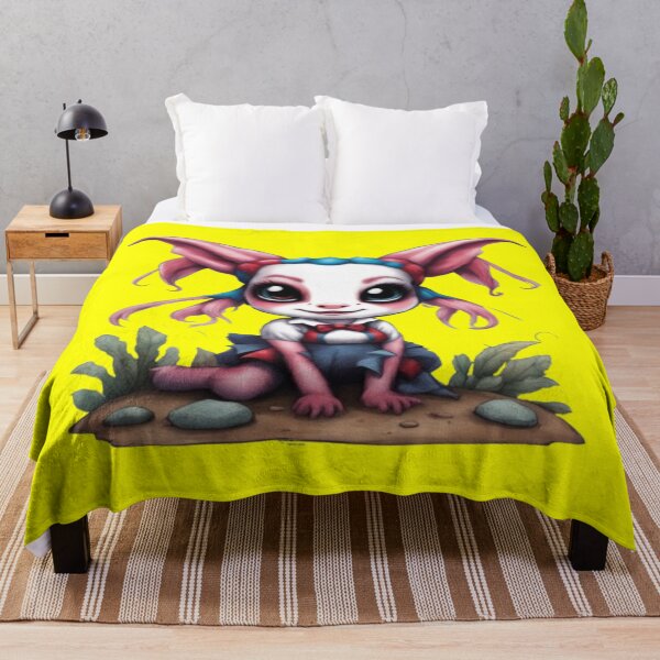 Item preview, Harley The Axolotl, Product Colour: Yellow  designed and sold by Midnight Veil Designs.