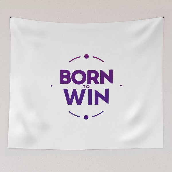Item preview, Born to Win - Purple dots designed and sold by Weknes.