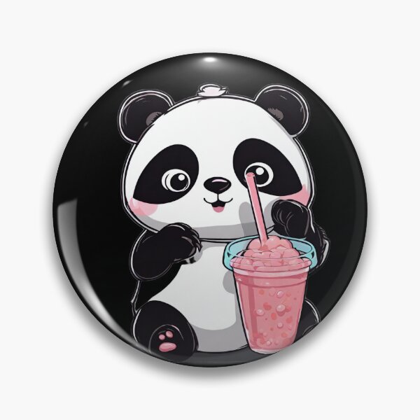 Item preview, Kawaii panda boba bubble tea matcha lover designed and sold by MilkyForest.