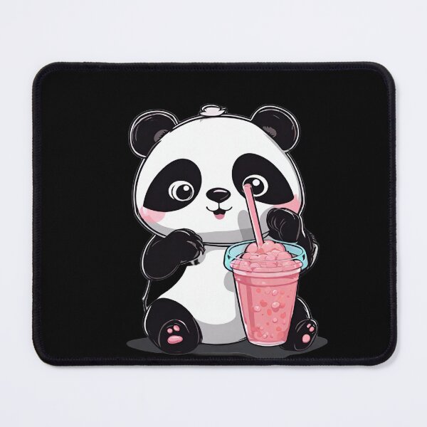 Item preview, Kawaii panda boba bubble tea matcha lover designed and sold by MilkyForest.