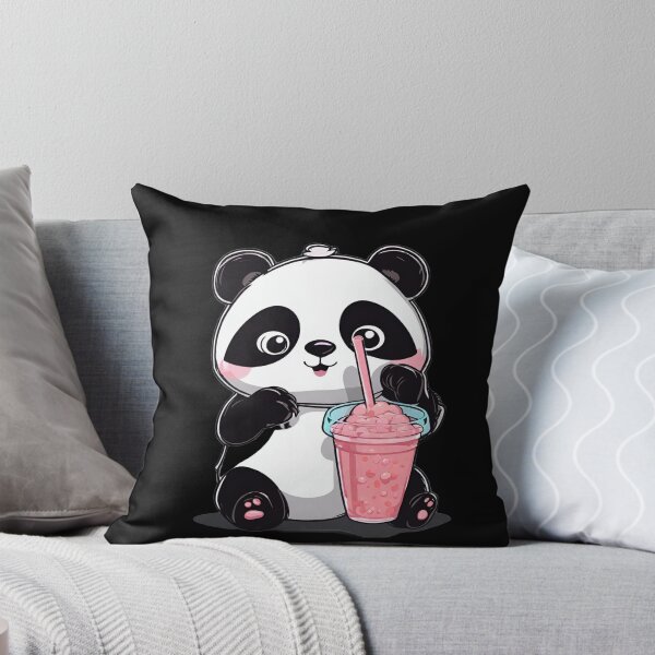 Item preview, Kawaii panda boba bubble tea matcha lover designed and sold by MilkyForest.