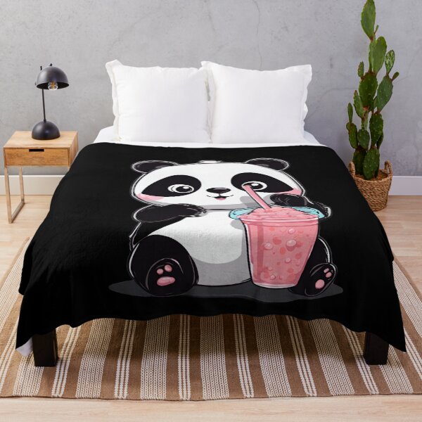 Item preview, Kawaii panda boba bubble tea matcha lover designed and sold by MilkyForest.