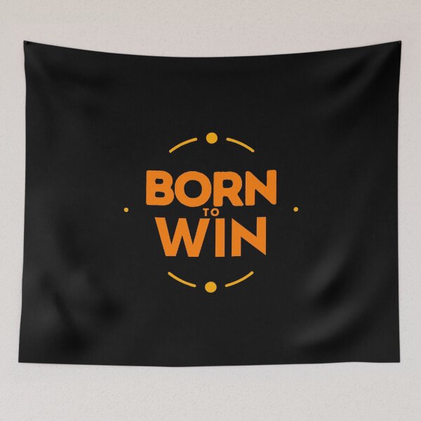 Item preview, Born to Win - Orange dots designed and sold by Weknes.