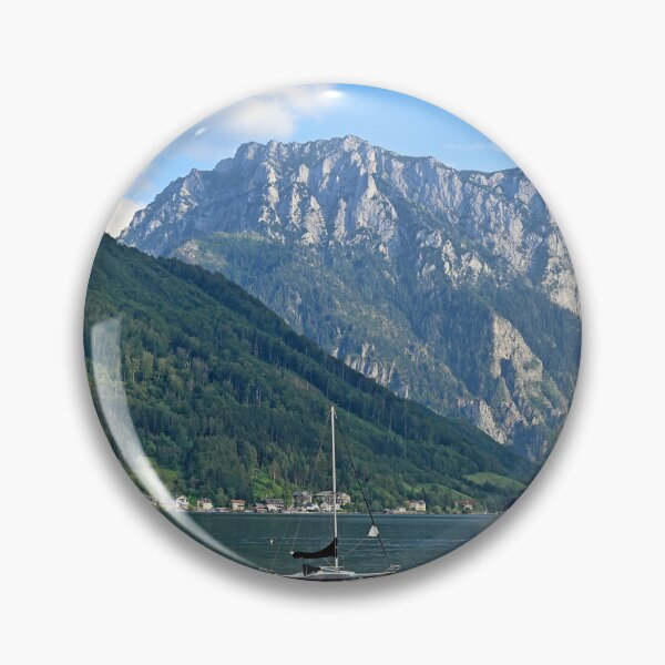 Item preview, Lake Traun Traunsee and mountains landscapes Austria designed and sold by goceris.