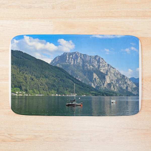Item preview, Lake Traun Traunsee and mountains landscapes Austria designed and sold by goceris.