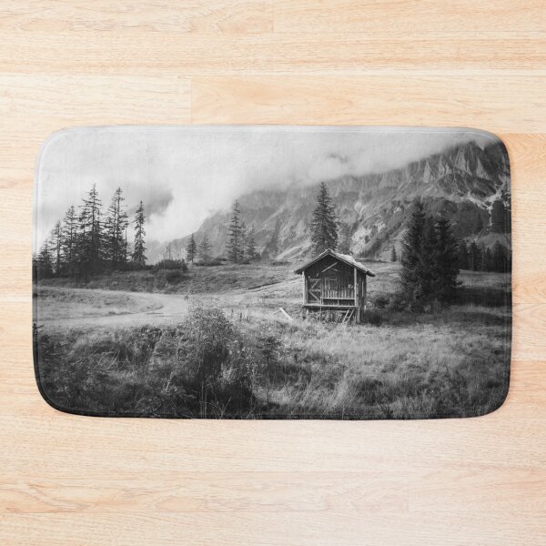 Item preview, Hochkönig Photo Black White - Alps Mountain Hut Salzburger Land designed and sold by Marvin Diehl.