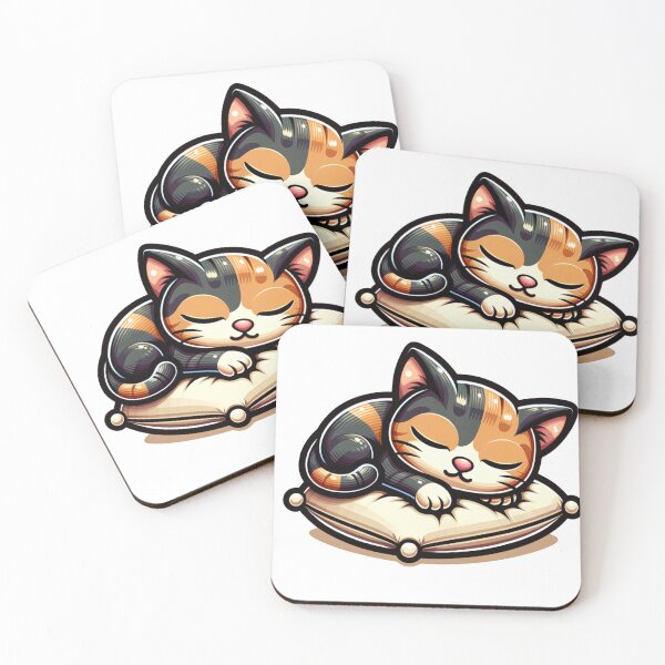 Item preview, Sleeping Tortie Cat designed and sold by VelosityPrints.