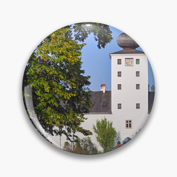 Item preview, Castle Schloss Ort Orth on lake Traunsee in Gmunden summertime designed and sold by goceris.