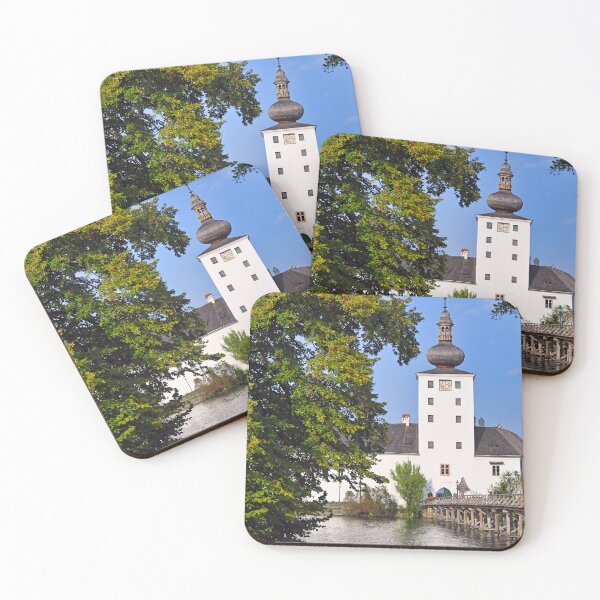 Item preview, Castle Schloss Ort Orth on lake Traunsee in Gmunden summertime designed and sold by goceris.