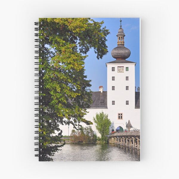Item preview, Castle Schloss Ort Orth on lake Traunsee in Gmunden summertime designed and sold by goceris.