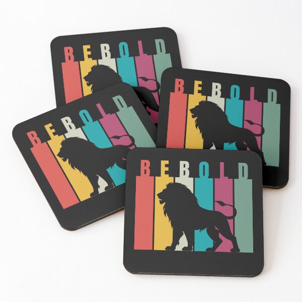 Item preview, COLORFUL BE BOLD PROVERBS 28:1 LION designed and sold by LionGear.
