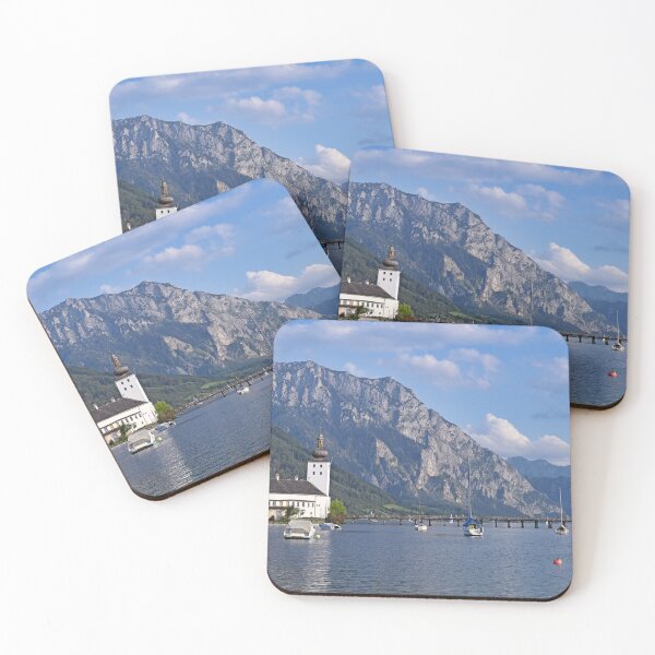 Item preview, Castle Schloss Ort Orth on lake Traunsee in Gmunden landascape designed and sold by goceris.