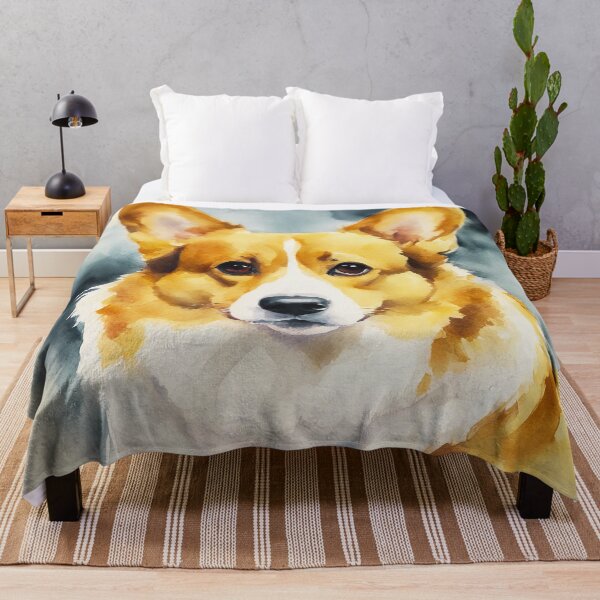 Item preview, Watercolor Pembroke Welsh Corgi designed and sold by TheAnimalZ00.