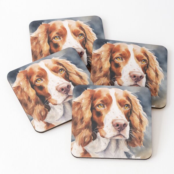Artikelvorschau, Aquarell Welsh Springer Spaniel entworfen und verkauft von TheAnimalZ00.