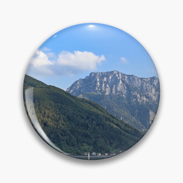 Item preview, Lake Traun Traunsee and mountains landscapes Austria summertime designed and sold by goceris.