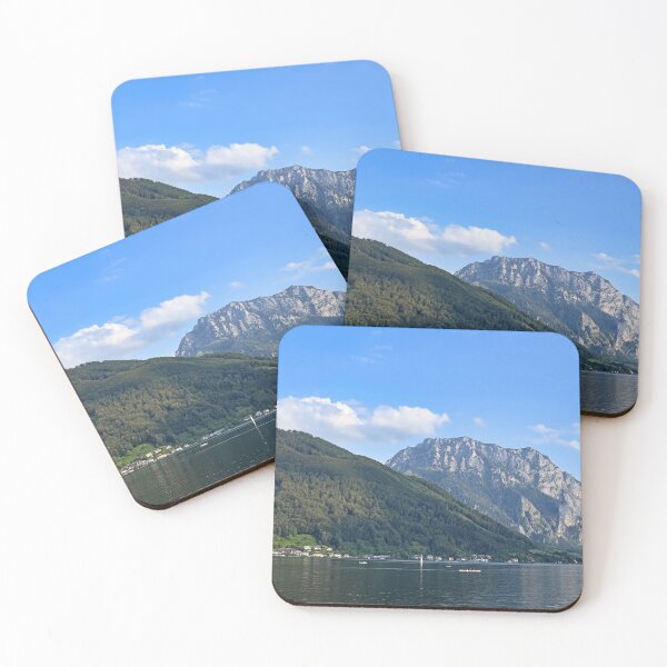 Item preview, Lake Traun Traunsee and mountains landscapes Austria summertime designed and sold by goceris.
