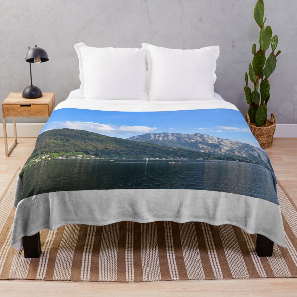 Item preview, Lake Traun Traunsee and mountains landscapes Austria summertime designed and sold by goceris.
