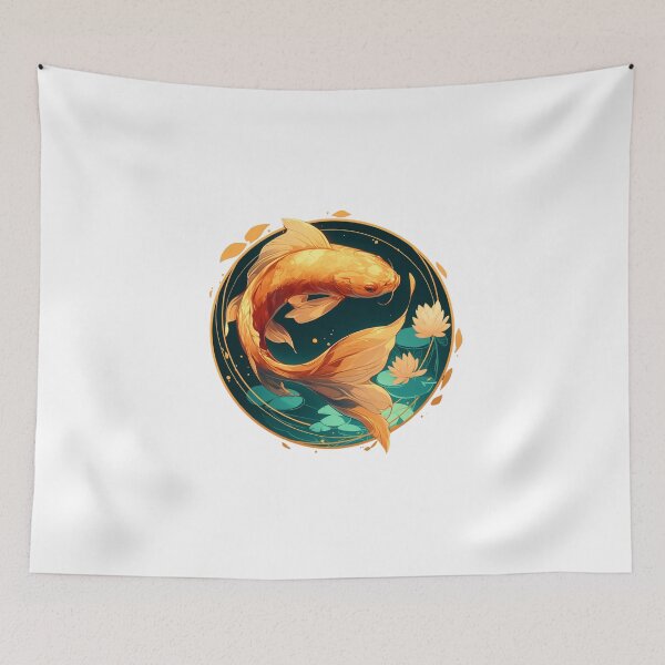 Item preview, Golden fish // Endangered species // Animal in danger // Aquatic Animal designed and sold by SMARTKIT  DESIGNAGENCY.