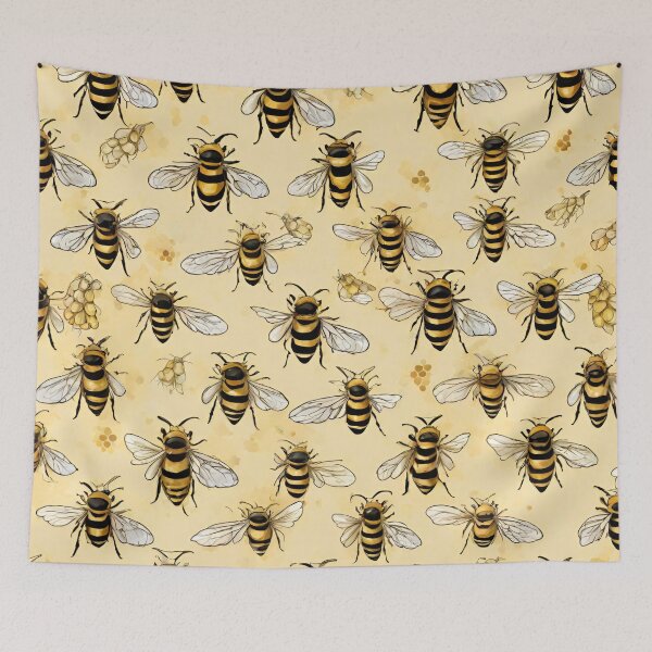 Item preview, Honey Bee Pattern designed and sold by Tom-Johnson.