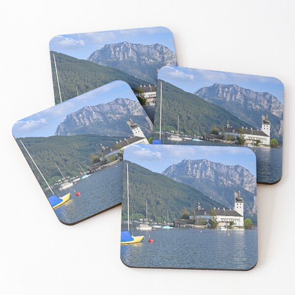 Item preview, Castle Schloss Ort Orth on lake Traunsee in Gmunden landascape Austria designed and sold by goceris.
