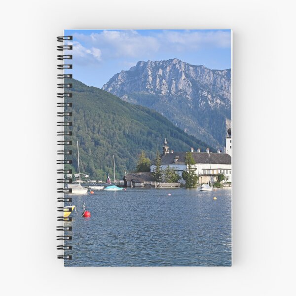 Item preview, Castle Schloss Ort Orth on lake Traunsee in Gmunden landascape Austria designed and sold by goceris.