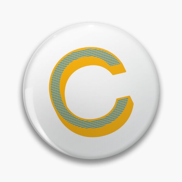 Item preview, Isometric Striped Letter C | Capital Letters - Stripe Typography Collection designed and sold by uncoXab.