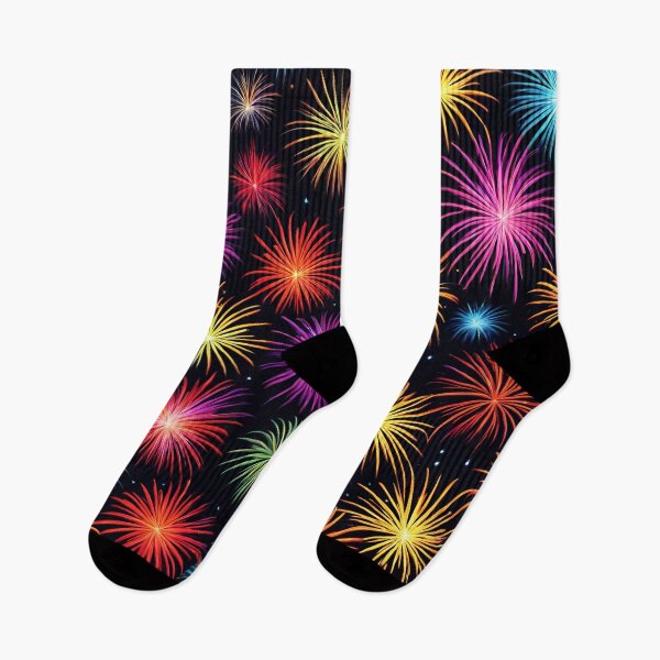 Item preview, Energetic Colorful Fireworks Celebration Pattern designed and sold by Tom-Johnson.