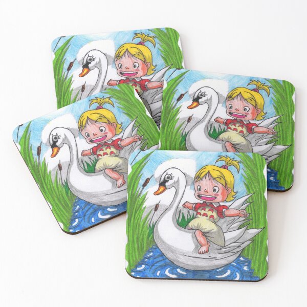 Item preview, The Girl and the Swan designed and sold by ajhockham.