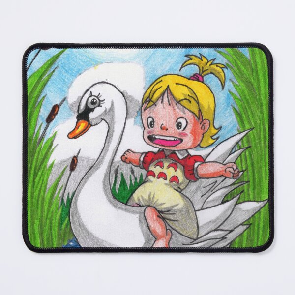 Item preview, The Girl and the Swan designed and sold by ajhockham.