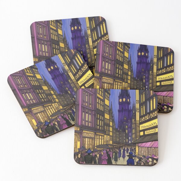 Item preview, Classic Vintage Abstract Gothic City designed and sold by TheDarkWardrobe.