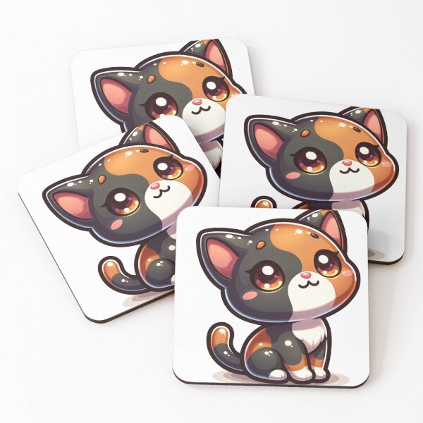 Item preview, Cute Tortie Cat Sticker designed and sold by VelosityPrints.
