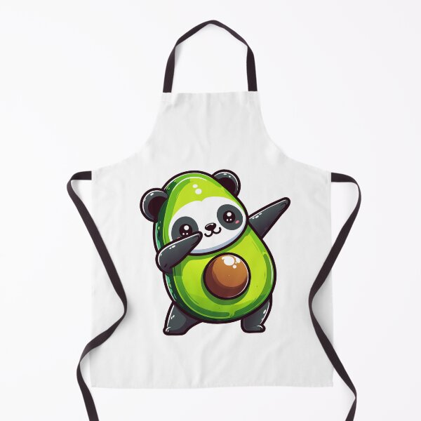 Item preview, Kawaii Avocado Panda - Cute Fusion Character Art designed and sold by Designowner.